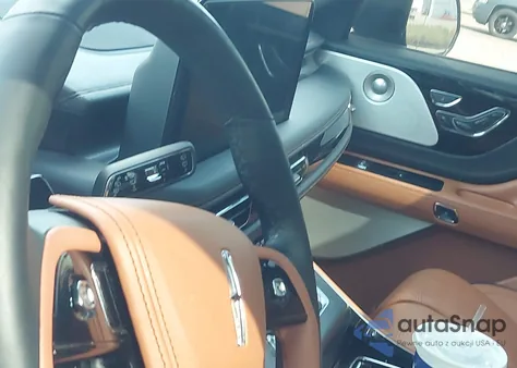 2025 Lincoln Aviator Black Label из США, поврежденный, VIN 5LM5J9XCXSGL01577